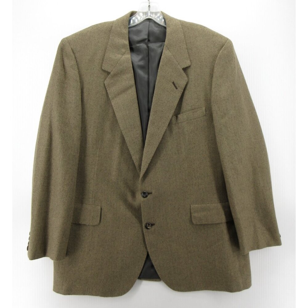 VINTAGE Oxford Clothes Sport Coat 46 Blazer Alpaca Classic Jacket *